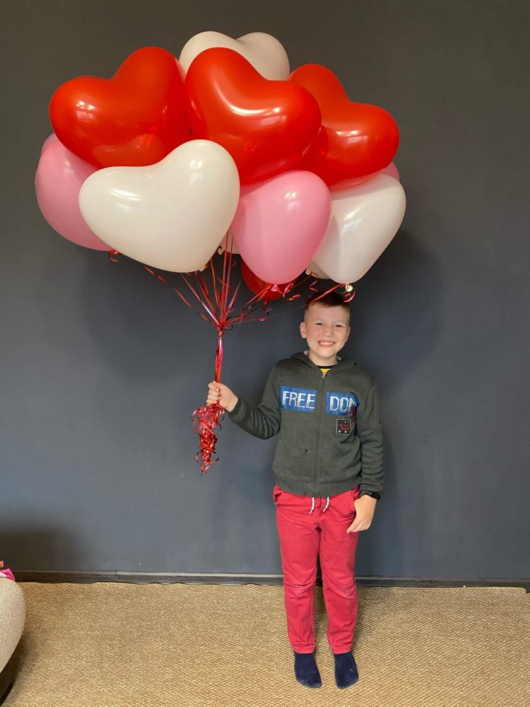 Сердце латекс 17 шт