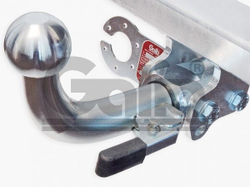 Оцинкованный фаркоп на Volvo S60 2010-2019, Volvo V60 2010-2019 (без электрики), Galia V0706C