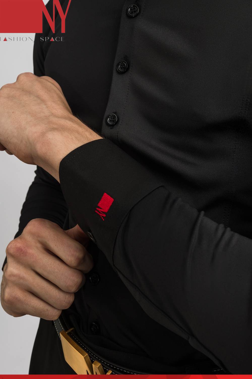 Рубашка Slim-Fit black