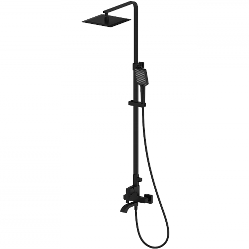 Душевая система WONZON & WOGHAND FLEX WW-88047072-MB черный матовый