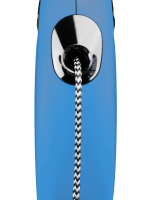 Поводок-рулетка Flexi New Classic S. Трос 5 м. для собак до 20 кг. Синий