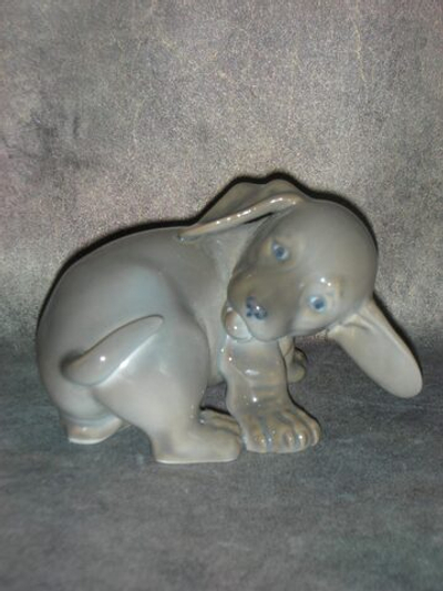 Статуэтка. Фарфор. Собака Щенок. Royal Copenhagen. Дания