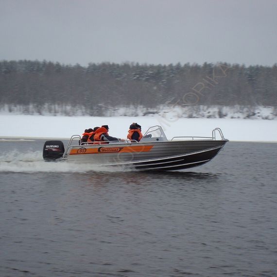 Алюминиевая лодка Wellboat 53 DC