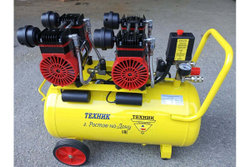 Компрессор ТД Техник ТЕХНИК СБ-50/520 50л 2 мотора 2.9кВт 520л/мин 220В бесшумный 8атм 33