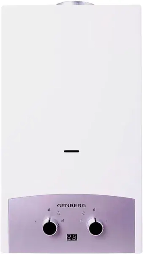 Проточный газовый водонагреватель GENBERG 310.01 премиум 10 л.серая накладка