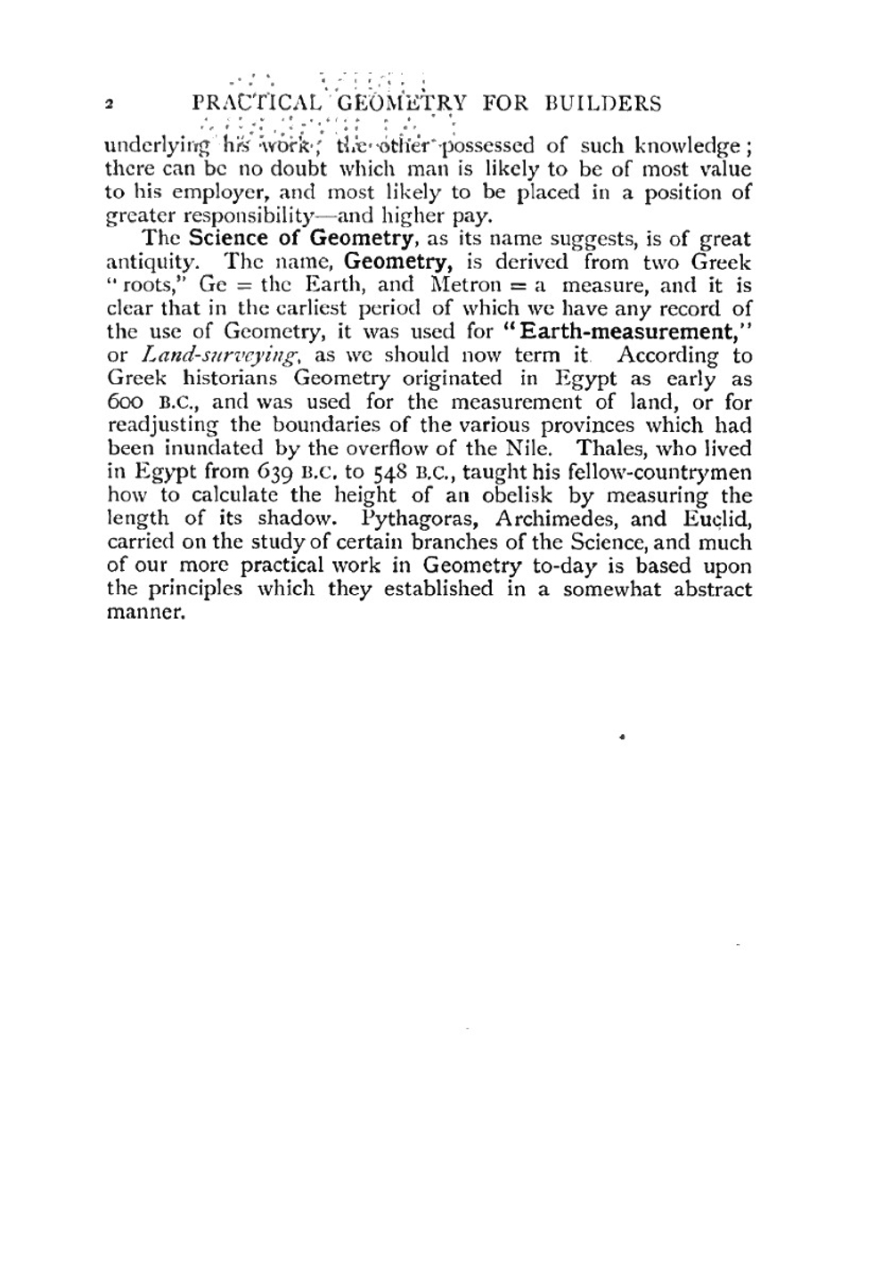 Practical geometry for builders and architects | J. E. Paynter