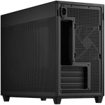 Корпус ASUS Prime AP201 MicroATX Case Black - stylish 33-liter MicroATX case with tool-free side panels and a quasi-filter mesh, with support for 360 mm coolers, graphics cards up to 338 mm long, and standard ATX PSUs
