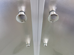 Душевая кабина Esbano (Эсбано) ES-L90CR, с низким поддоном, с электрикой и LED освещением, 90х90х210