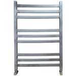 Полотенцесушитель Ника MODERN ЛМ-6 80/50 Matt Antique Silver с вентилями (комплект люкс)(-)