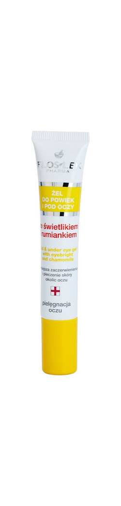 FlosLek Pharma Eye Care - гель для области вокруг глаз с скайлайтом и ромашкой /   15  ml  / GTIN 5905043001777