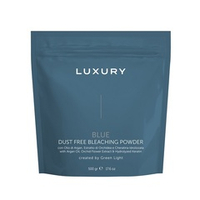 Голубая классическая осветляющая пудра Green Light Luxury Dust Free Bleaching Blue Powder 500г