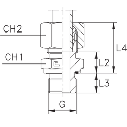 Штуцер FE DS16 BSP 1/2 B4