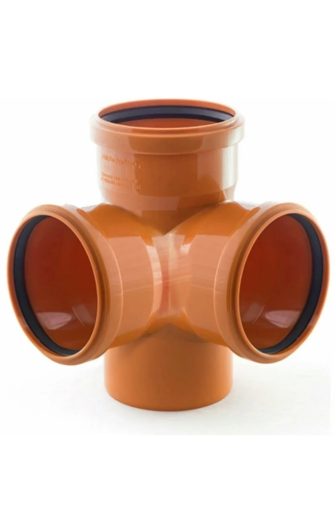 Крестовина 110/110 угол 87 двухплоскостная наруж ПОЛИТЭК