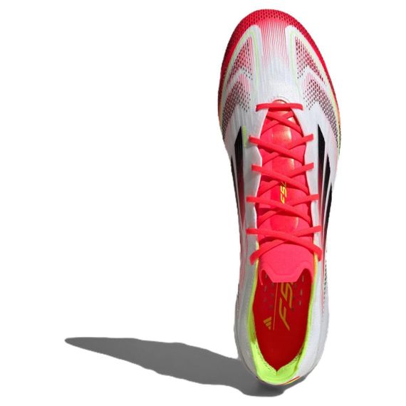 Элитные бутбольные ботинки Adidas F50 Низкие Белые Красные кроссовки