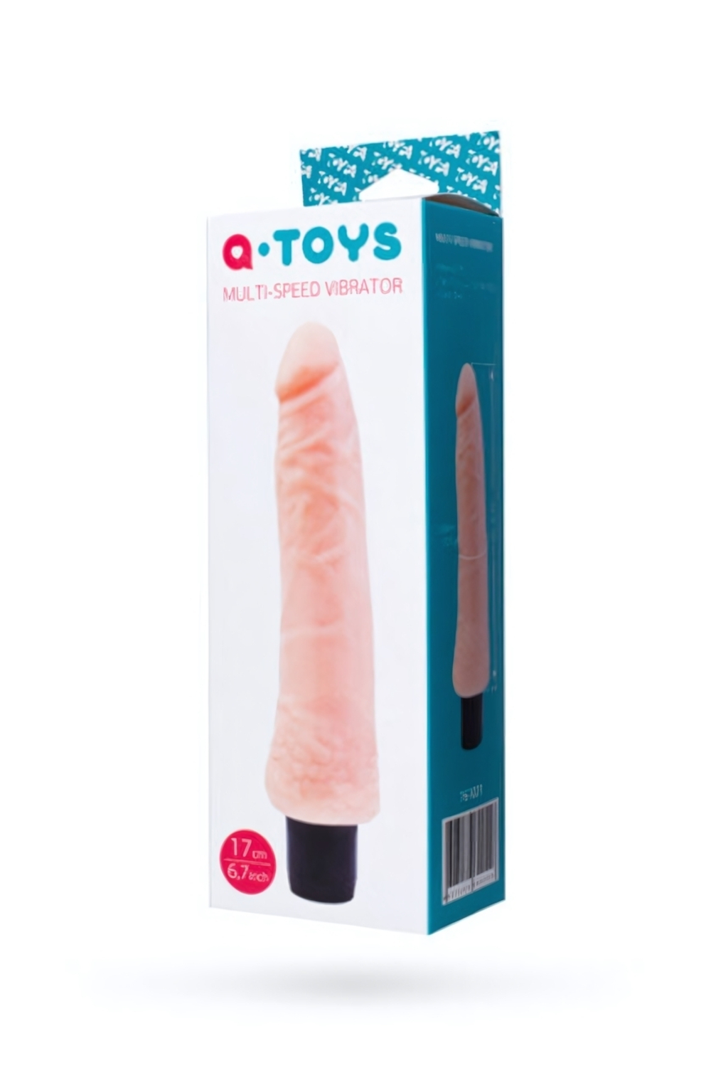 Классический вибратор A-Toys "Multi - Speed" (Цвет: телесный)