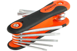 Набор ключей PATRIOT SKT-8F, TORX, T9-T40 складные, CRV, 8-в-1 350002009