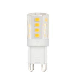 LED-JCD-4.5W-4000K-G9-CL-SLS Лампа светодиодная. прозрачная. Белый свет 4000K. ТМ Volpe