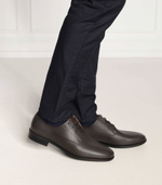 Кожаные броги colby_derb BOSS BLACK - коричневый(50487108)