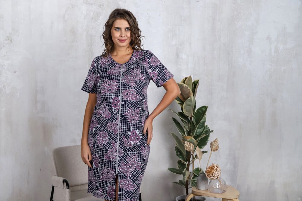 Халат Амели-3 Виотекс ЛИЛОВЫЙ