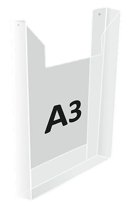 Карман А3 объемный вертикальный под большую пачку журналов