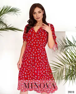 Платье 3149B-красный Minova