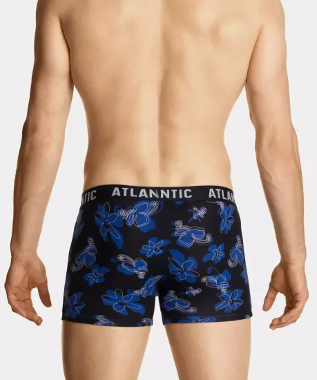 Трусы мужские боксеры (3шт), Atlantic 3MH-167, темно-синие