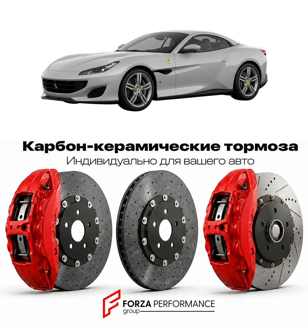 Карбон-керамическая тормозная система для Ferrari 12Cilindri Spider 2024-2026 Феррари