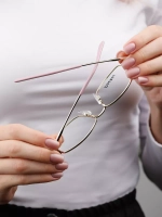 Оправа для очков для зрения женская металлическая