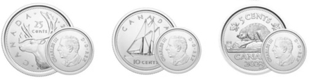 Канада 2023 - 2024 Король Карл III (2023-2024) - набор 3 монеты