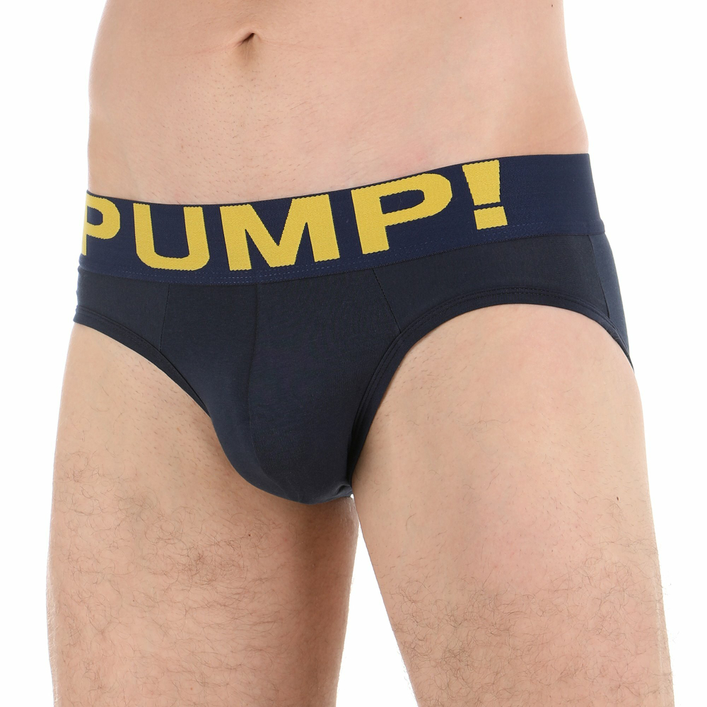 Мужские трусы слипы темно-синие Pump!