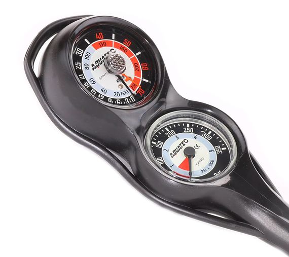 Консоль двухприборная Aquatec Compact (манометр 350 бар + глубиномер)
