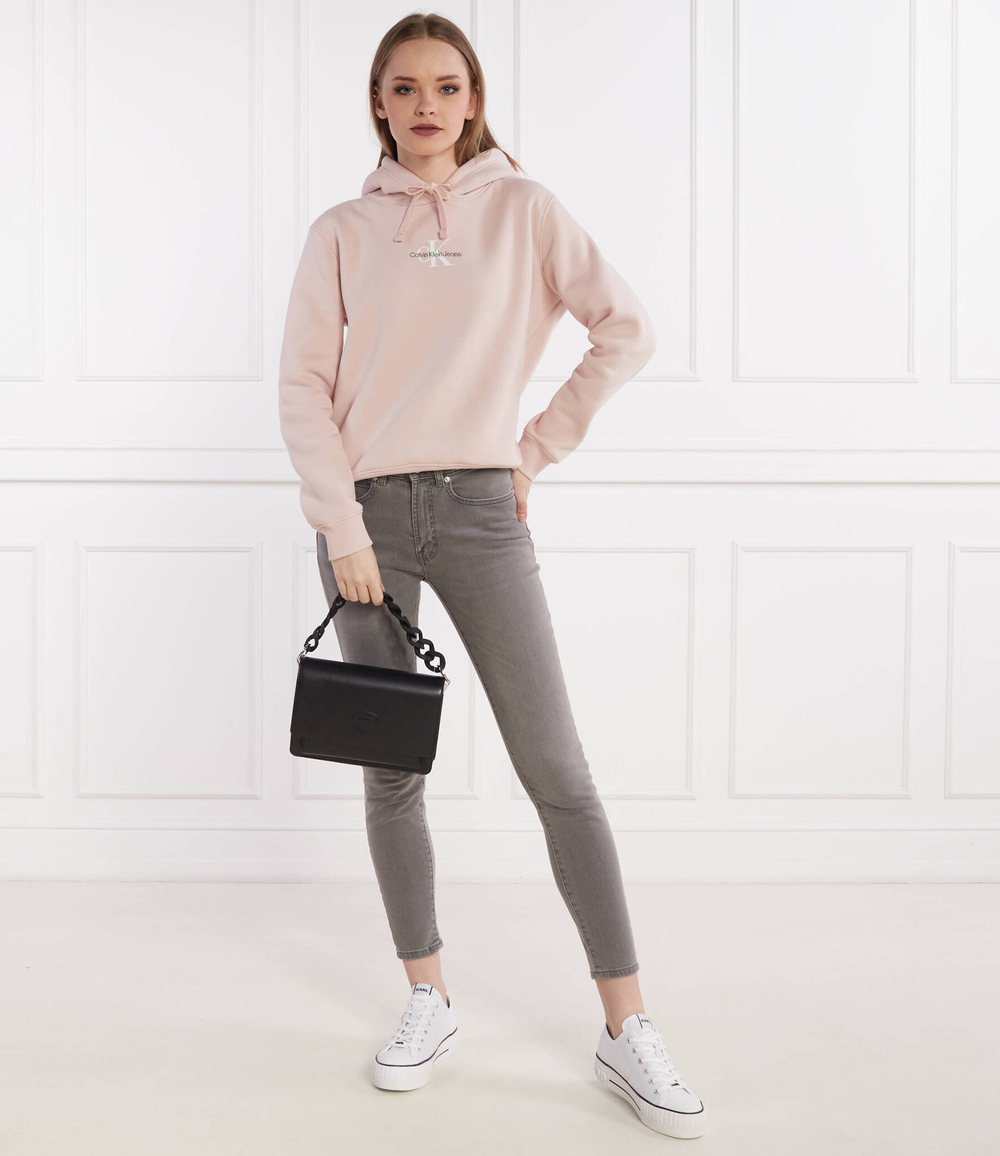 Худи Monogramem CALVIN KLEIN JEANS - пудро-розовый(J20J223275)
