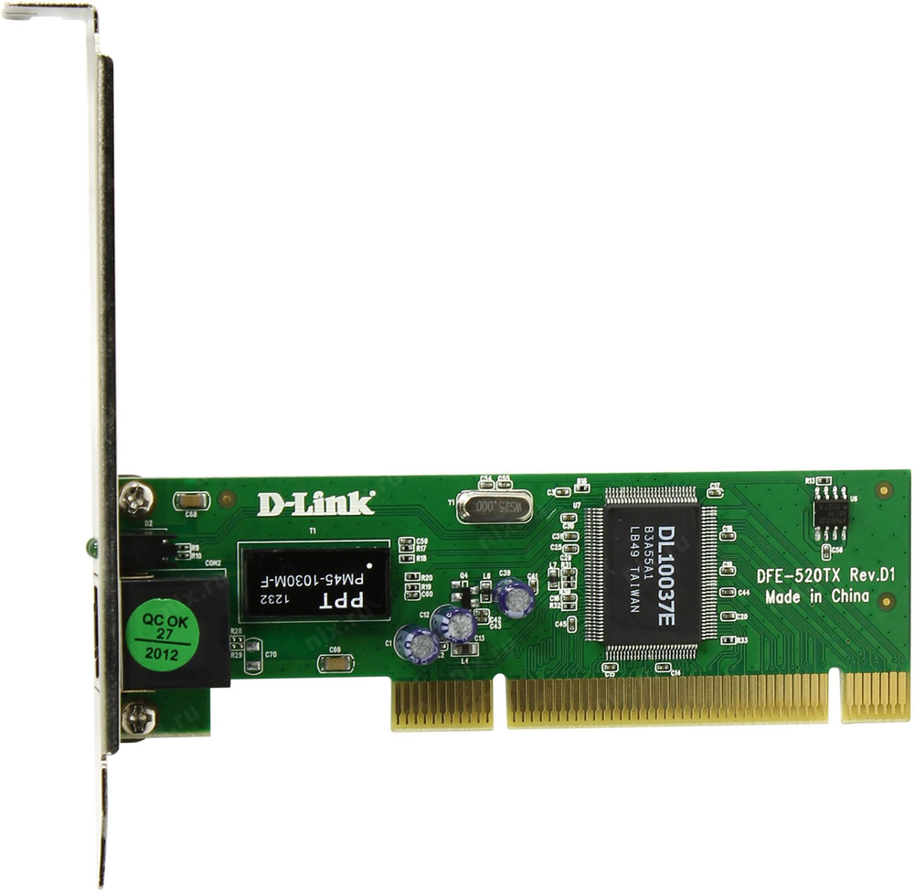 Сетевая карта D-Link <DFE-520TX> (OEM) Карта PCI 100Mbps