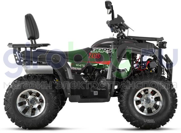 Бензиновый квадроцикл WHITE SIBERIA BARS 200CC PRO (Черный)