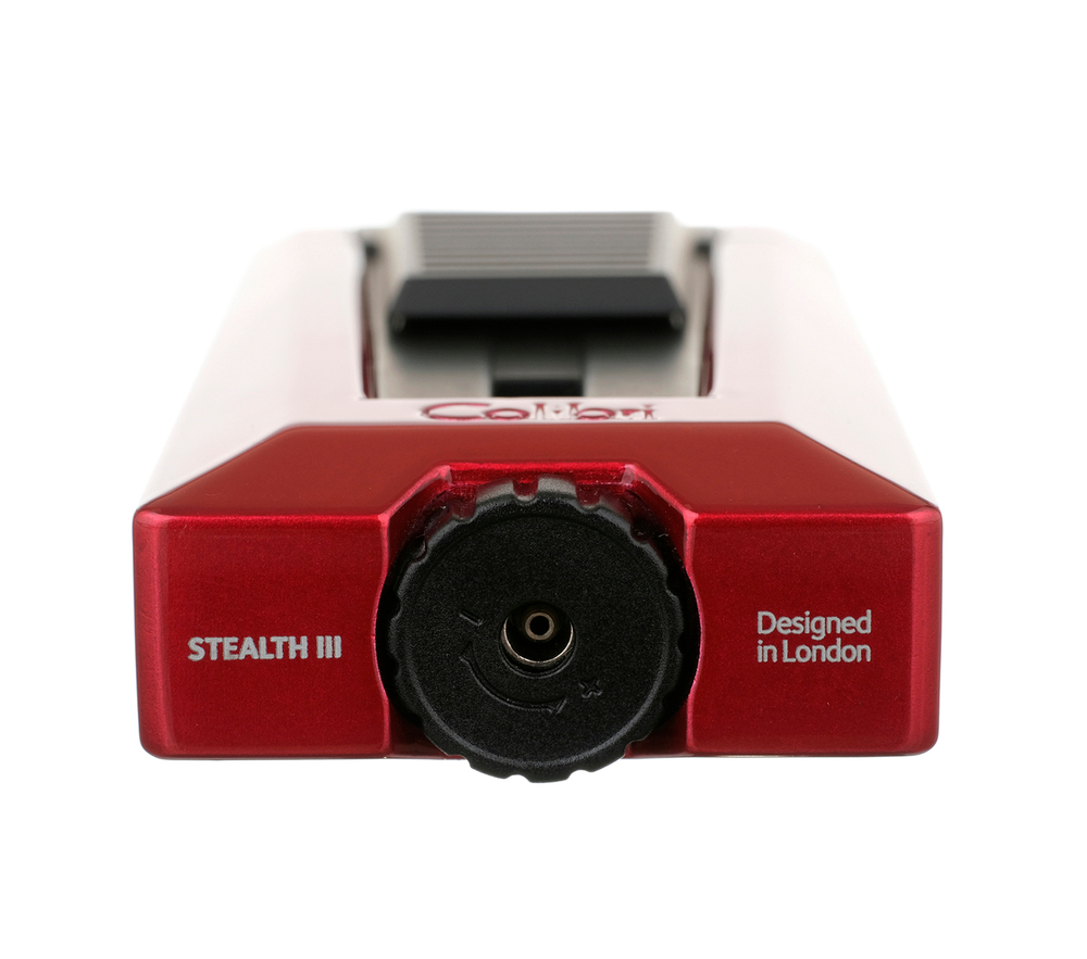 Зажигалка сигарная Colibri Stealth (тройное пламя), красный металлик