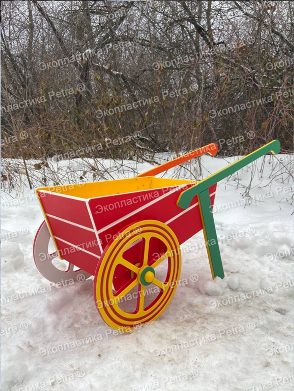 Модуль уличный Цветник - повозка