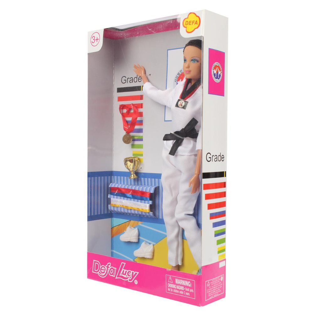 Кукла тип Модель Defa Lucy Чемпионат, шарнирная, 5предм., в ассорт., коробка