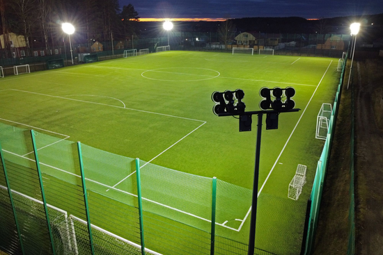 Модернизация системы освещения на объекте Футбольное поле , Парк Солянка