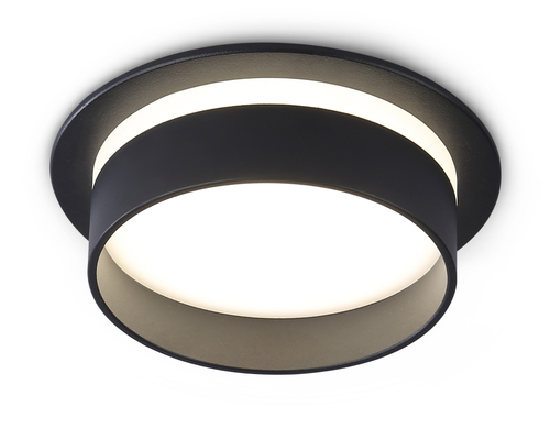 Светильник встраиваемый TN5213 BK черный GX53 D110*58