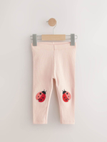 Легинсы с вышивкой для девочки Next E51-662, Розовый
