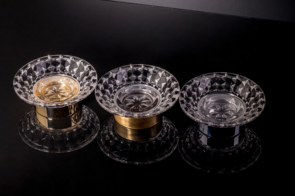 Boheme Мыльница ХРОМ Crystal Luxury Options