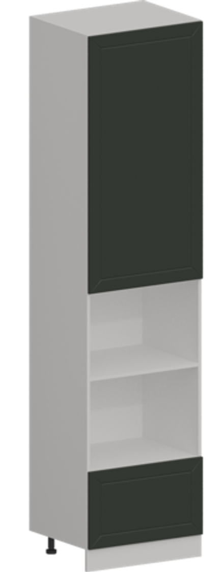 Кухня Модуль ШП 606НМ Белый / Насыщенно-зеленый