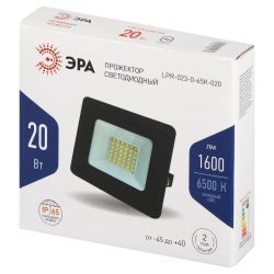 Прожектор светодиодный уличный ЭРА LPR-023-0-65K-020 20Вт 6500K IP65 гарантия 2 года