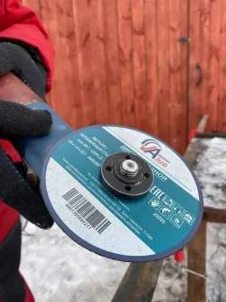 Круг отрезной 125 х 1,0 х 22,2 мм, 10 шт, диск по металлу