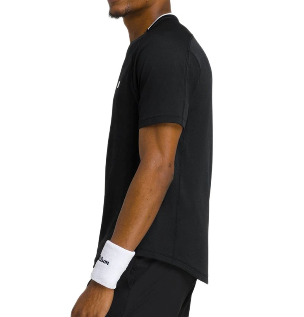 Мужская теннисная футболка Wilson Serve Out - black