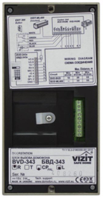 Вызывная панель  VIZIT БВД-343RCPL