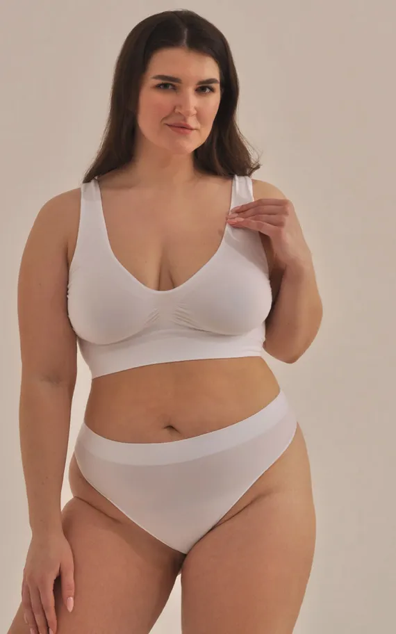 Трусы-стринги PE044PS Bianco