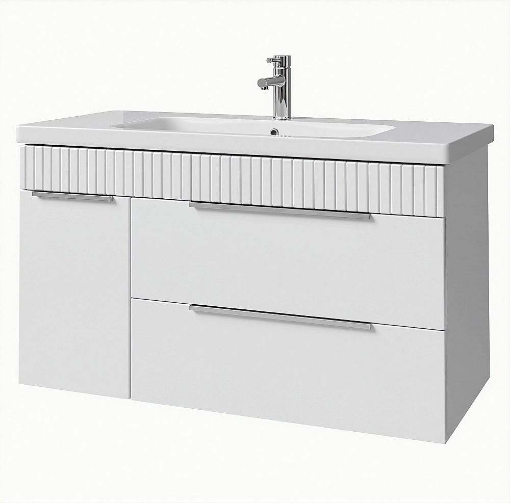 Тумба с раковиной Caprigo MONBAR 36315L-SF027 SF 100 бланж