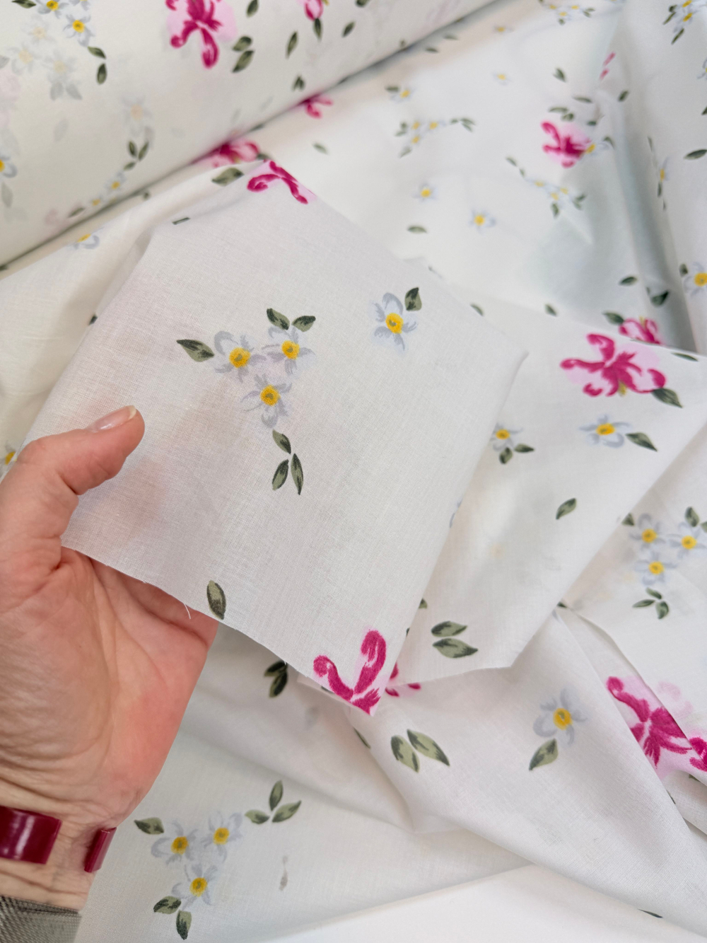 Ткань тонкая хлопок 100% (Италия) ш-145см