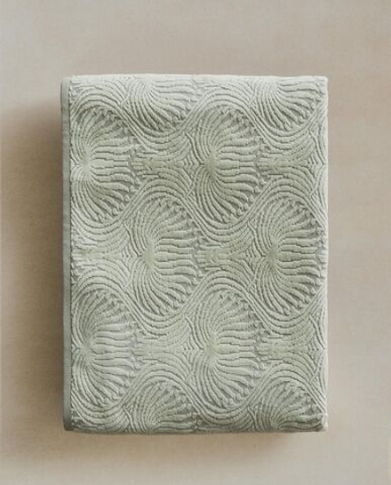Zara Home - Банное полотенце жаккардовая мозаика, зеленый, 50х90 см
